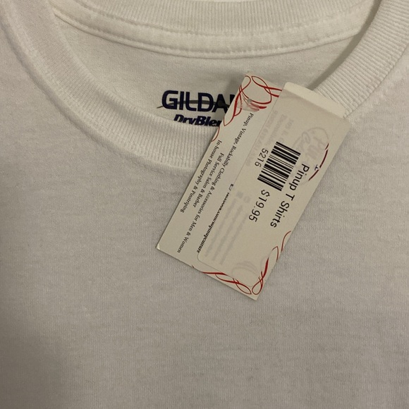 New Marilyn Monroe Gildan White Short Sleeve Tee Pinup Rockabilly SZ SMALL - Picture 4 of 4